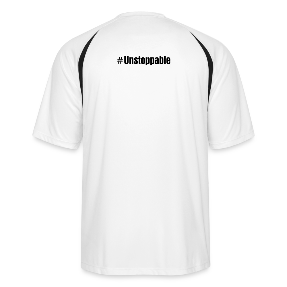 HVF Men’s Cooling Performance Color Blocked Jersey - white/black