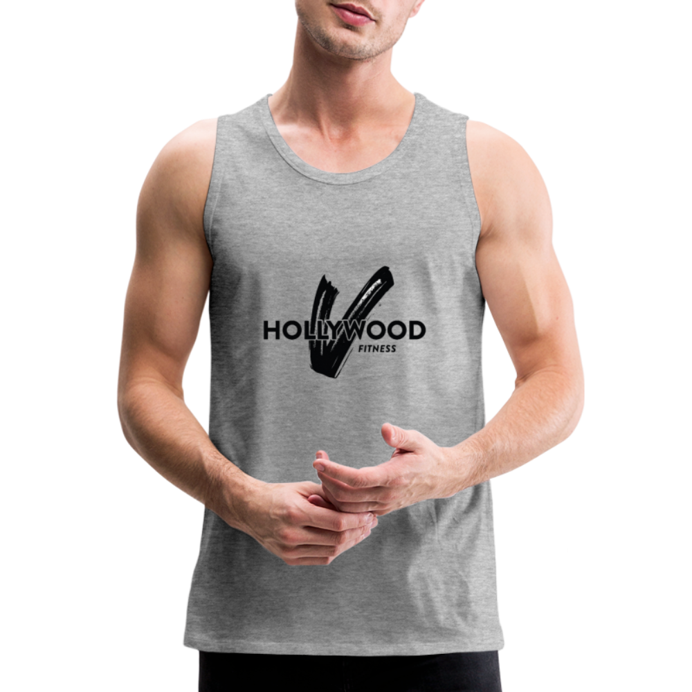 Hollywood V Fitness Men’s Premium Tank - heather gray