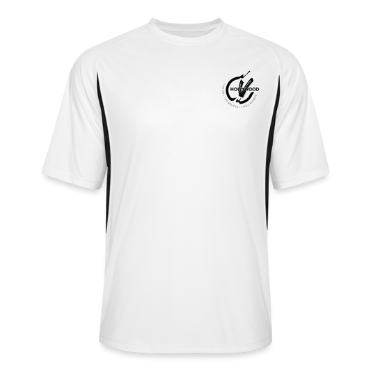 HVF Men’s Cooling Performance Color Blocked Jersey - white/black