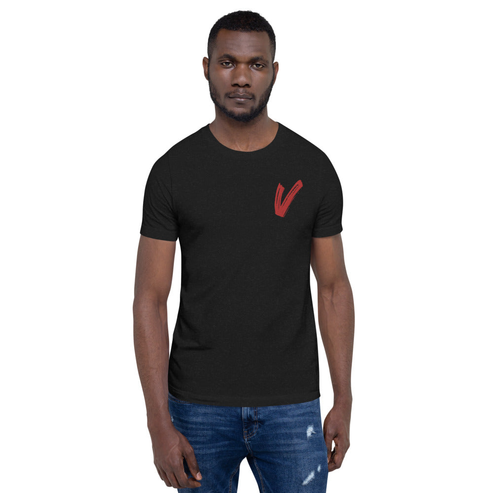 Hollywood V Short-sleeve unisex t-shirt