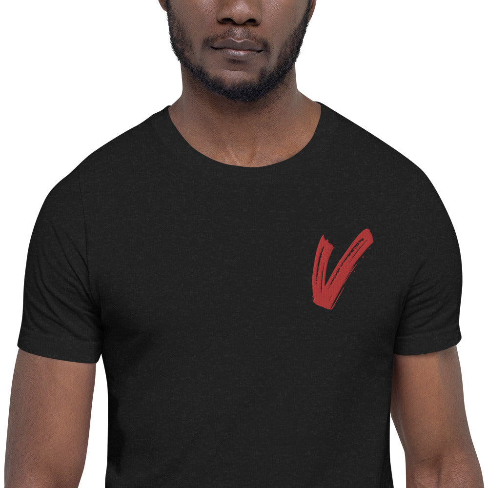 Hollywood V Short-sleeve unisex t-shirt