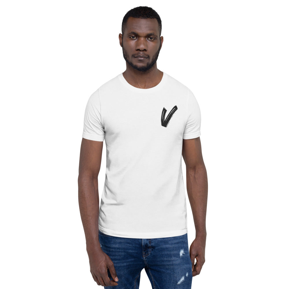 Hollywood V Short-sleeve unisex t-shirt